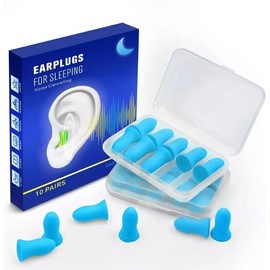Sleep Noise Cancellation Earplugs 40dB Reduction Concert Travel Research Hearing Protection Sound Blocking / 수면 소음 제거용 이어플러그 감소 40DB 콘서트 여행 연구 청력 보호 사운드 차단