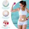 30Pcs Einweg-Rizinusöl-Pflaster für Bauchnabel,selbstklebende Rizinusöl Packung wickeln Bauchnabel Pads,weiß 7