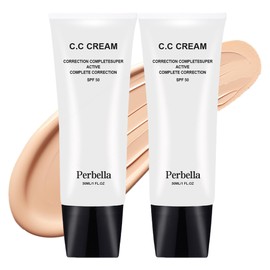 Perbella CC Cream for Older Women, 2025 New CC Cream with Spf 50 Self Adjusting for Mature Skin
