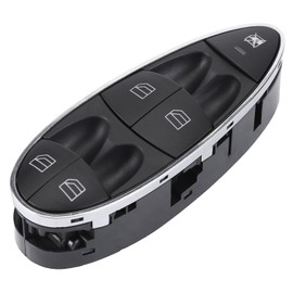 ISAKEN Window Regulator Main Switch A2118213679, Front Left Window Regulator Switch for Mercedes E-Class W211 S211 CLS C219 Electric Window Control