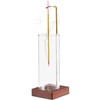 ZONSUSE Incense Stick Holder with Removable Glass Ash Catcher, Inverted