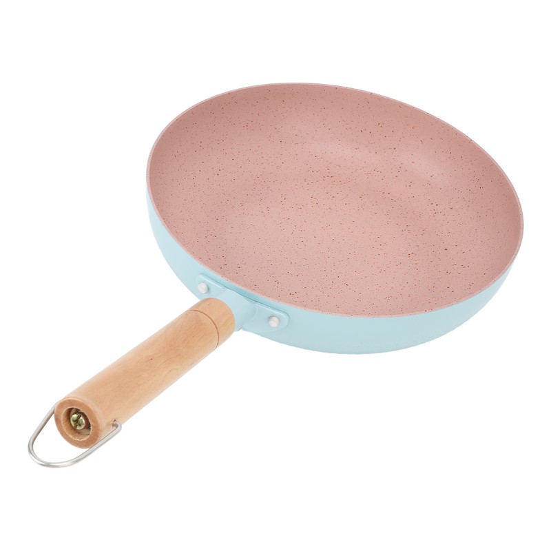 Frying Pan Egg Omelette Pan with Wooden Handle Heat Resistant