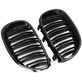 Front Kidney Grill Grilles Insert Trims Stripe for E60 E61