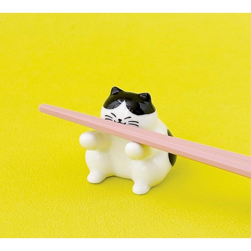 Decoré MG-38933 Boteko Cat Chopsticks Rest, Strong Body, Approx. 1.3