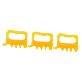 minkissy 3pcs Portable Beeswax Back and Foot Massager Natural Resin Acupuncture Tool for Muscle Relaxation and Stress Relief Promotes Random Color Random Color