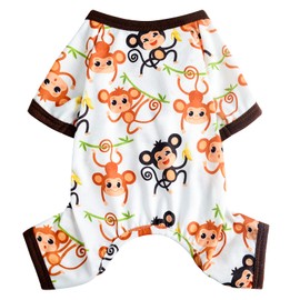 Dog Clothes for Small Dogs Boy Girl, Dog Pajamas Tiny Chihuahua Yorkie Spring Summer Shirt, Cute Puppy Outfit Pjs Jumpsuit Cat Onesie Apparel Pet Clothes