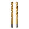 HARFINGTON 2pcs Brad Point Drill Bit 10.5mm(13/32") Dia Straight Round