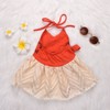 Sejardin Baby Girl Moana Fancy Dress Romper Sister Matching Ruffle