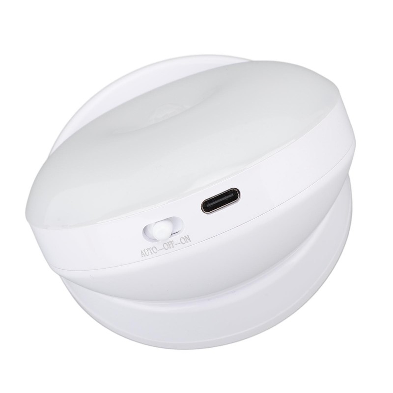 LED Motion Sensor Night Light ABS 360 Degree Rotating Rechargeable