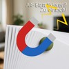 18 Fridge Magnets, Colourful Magnets for Fridge and Magnetic Board,