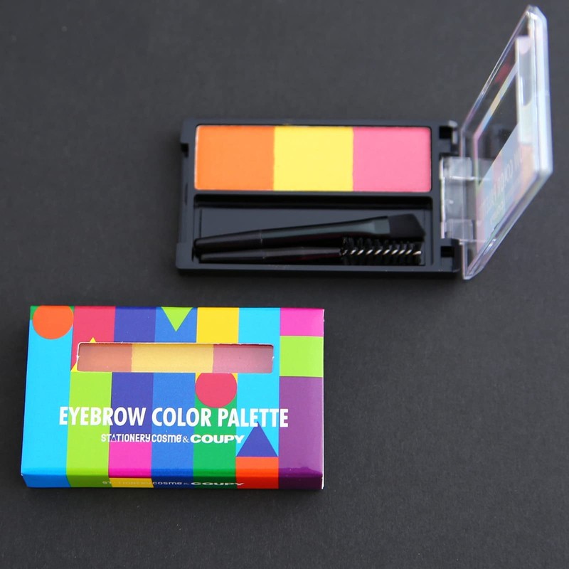 Stationery Cosmetics Coupy Pattern Eyebrow Color Palette Eyebrow Color Eye
