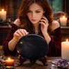 Polar Jade Black Obsidian Mirror for Scrying and Insights, Real