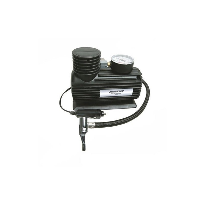 Silverline Mini Air Compressor 12V DC (425689), Blue