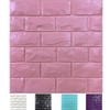 11PCS 3D Wall Panels Peel and Stick Faux Brick Wallpaper
