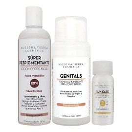 Loción Súper Despigmentante 20% + Crema Genitals