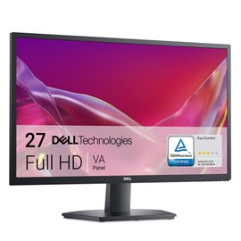 Dell 27 SE2725H Monitor - 27-Inch Full HD (1920x1080), VA Panel, Tilt Functionality, Certified by TÜV Rheinland for 3-Star Eye Comfort - Black