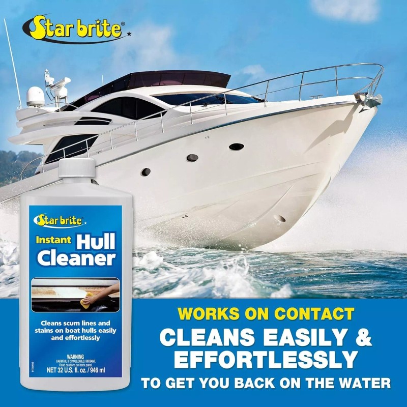 STAR BRITE Instant Hull Cleaner - Easily Remove Stains, Scum