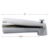 Westbrass A507D-1F-26 A507D-1F 7" Reach Wall Mount Tub Spout with