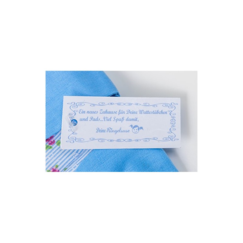 Travel case for cotton swabs and pads 100% cotton by