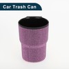 TUCKBOLD Car Trash Can Portable Seat Back Trash Bin Pink