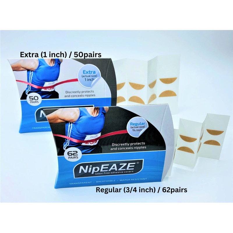 NipEaze - (Regular - 62pairs - The Original Transparent Nip