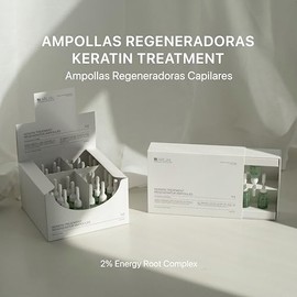 ARUAL Ampolletas Anticaída Para Cabello con Queratina Tratamiento Regenerador Fortalecedor Capilar Profesional Para Cabello Débil Quebradizo y Sin Fue