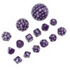 15pcs Polyhedral Dice Set 3 to 100 Sides Complete Polyhedral