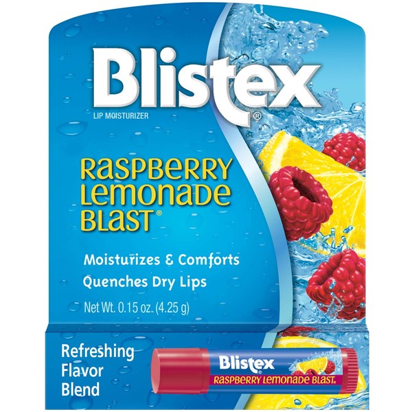 Blistex Raspberry Lemonade Blast Lip Balm, , 0.15 oz. stick, Pack of 24