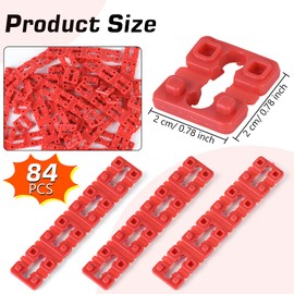 84 Pcs Switch Receptacle Spacers, Plastic Non-Conductive Electrical Outlet Spacers, Extender Light Switch Shims Twist-Apart Spacers for Electrical Box