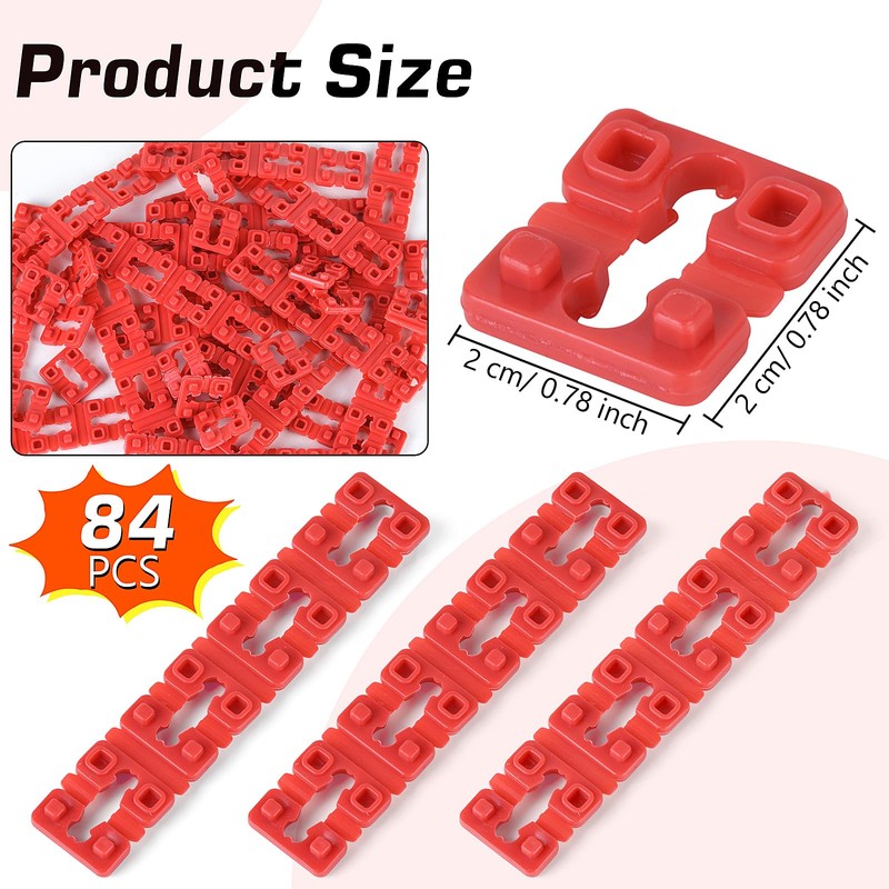 84 Pcs Switch Receptacle Spacers, Plastic Non-Conductive Electrical Outlet Spacers,