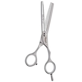 Cerena Modelling Scissors - Go 5.75 Inches (15 cm) 32 Teeth | Hairdressing Scissors Made of Stainless Steel and with One-Sided Teeth | Natural Cutting Results and Soft Transitions