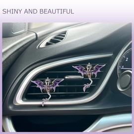ORIESSE Purple Dragon Car Air Freshener Vent Clips,Cool Car Accessories