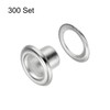 QUARKZMAN 300 Set Eyelet Set Metal Eyelets 4mm 1/6" Hole