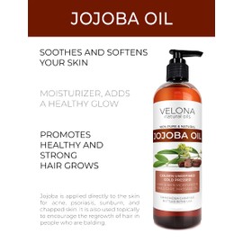 Jojoba Oil - 112 oz | 100% Pure and Natural | Golden, Unrefined, Cold Pressed, Hexane Free | Moisturizing Face, Hair, Body, Skin Care, Stretch Marks, Cuticles