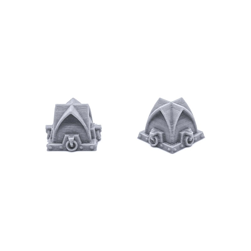 EnderToys Tank Traps by Printable Scenery, Tabletop Wargame RPG Terrain