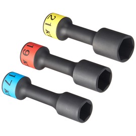 KTC (京都機械工具) Impact Wrench for hoi-runattosoketto・setto [12.7 SQ] Long 薄肉 (BP49 – 17, 19, 21) 3 Coset tbp4903 