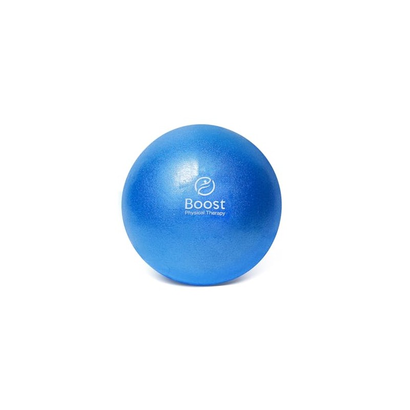 BOOSTFIT Small Exercise Ball with Pump, 9 Inch Mini Pilates