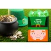 SICOHOME St Patricks Day Gift Bag 11.5"x 9" Green Buffalo