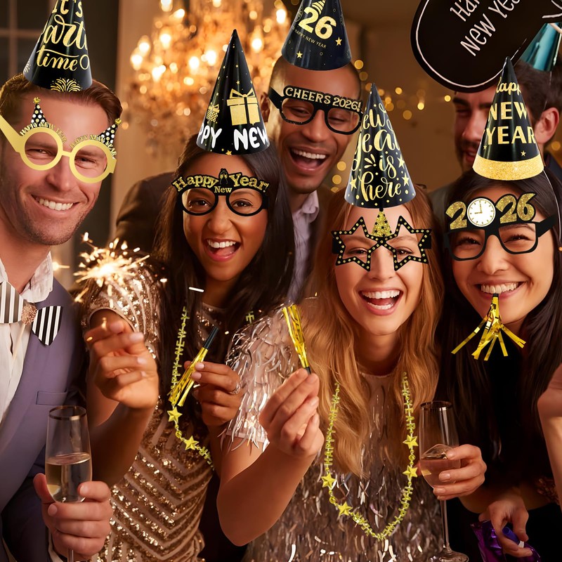 Fogcosy 22 Pcs New Years Eve Decorations 2026, Happy New