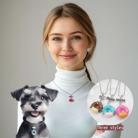 blingbling warmth Pet Donut Necklace – The Perfect Donut-Shaped Accessory for Your Best Furry Friend