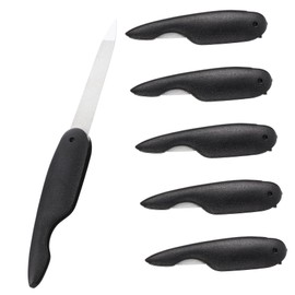 WOONEKY 6pcs Mini Folding Nail Files Double-sided Reusable Nail Files for Manicure and Pedicure Compact Grooming Tool Easy to Carry Cosmetic Bag