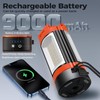 Rechargeable 12000mAh Camping Light with Adjustable Stand, Cordless Work Light