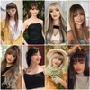 LOPHE Clip in Bangs, 100% Human Hair Bangs Clip in