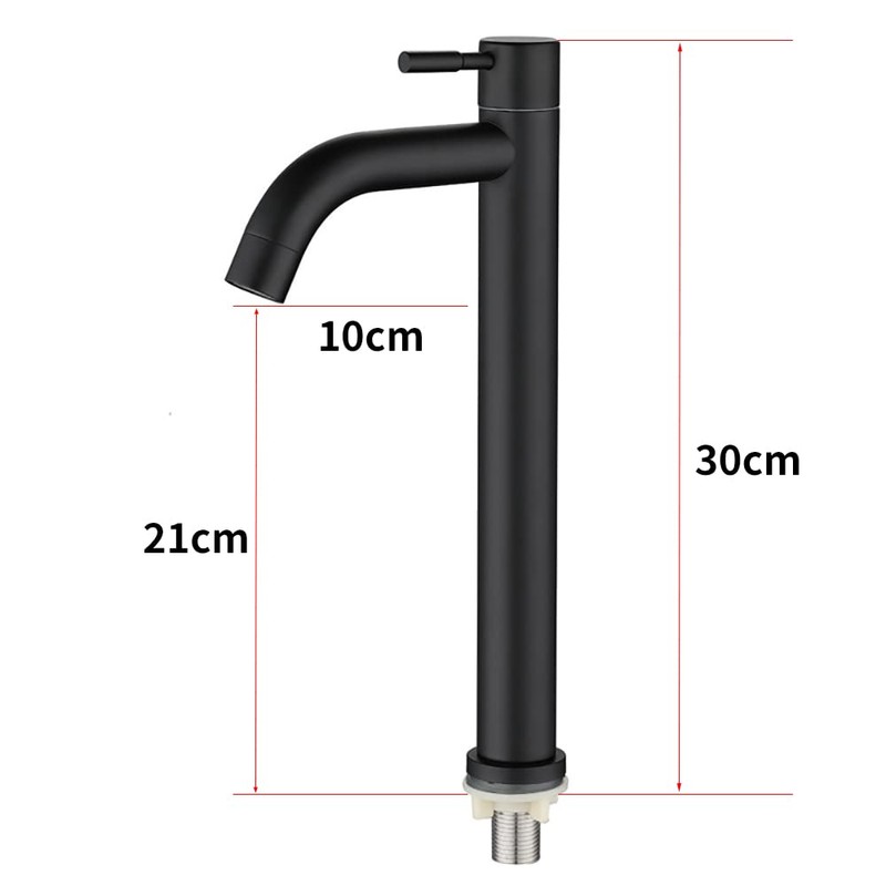 CENPEK Stainless Steel Basin Mixer Tap Single Lever Tap with