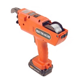 CHUNILLE Automatic Rebar Tying Machine 8-34mm Orange Rebar Tier Tool single Battery (Orange)