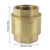 Backflow Preventer 1 1/2 Inch Brass, Anti-Backflow Check Valve, Vertical
