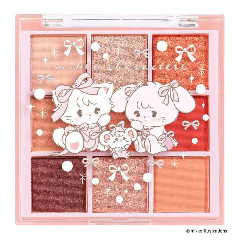 Maruka 175455 Mikko Eyeshadow Palette, Pink