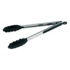 Winco 12" Heavy-Duty Stainless Steel Utility Tongs Silicone Grips and