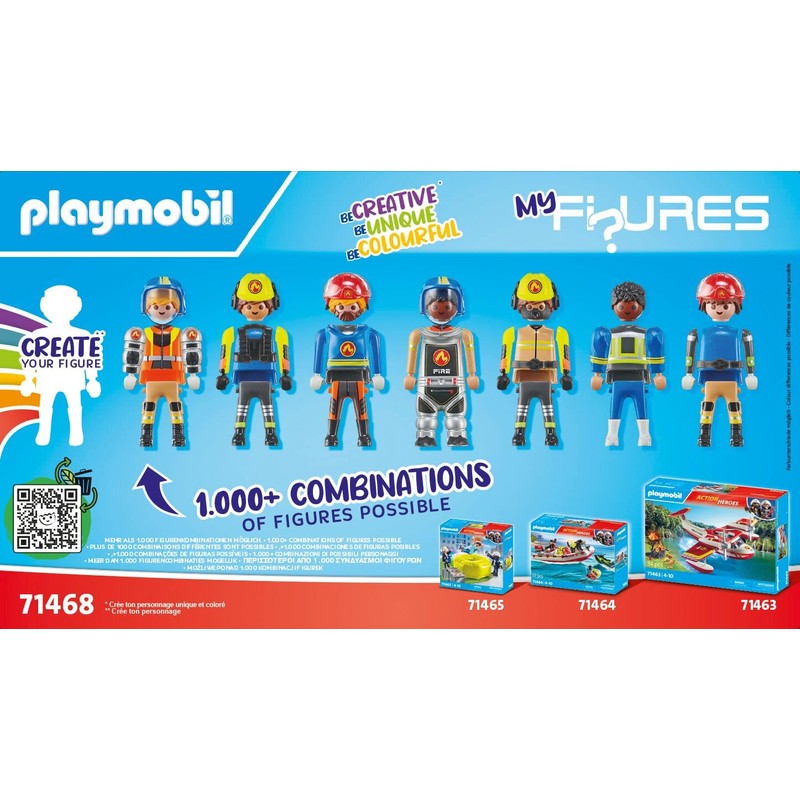 Playmobil 71468 My Figures: Bomberos