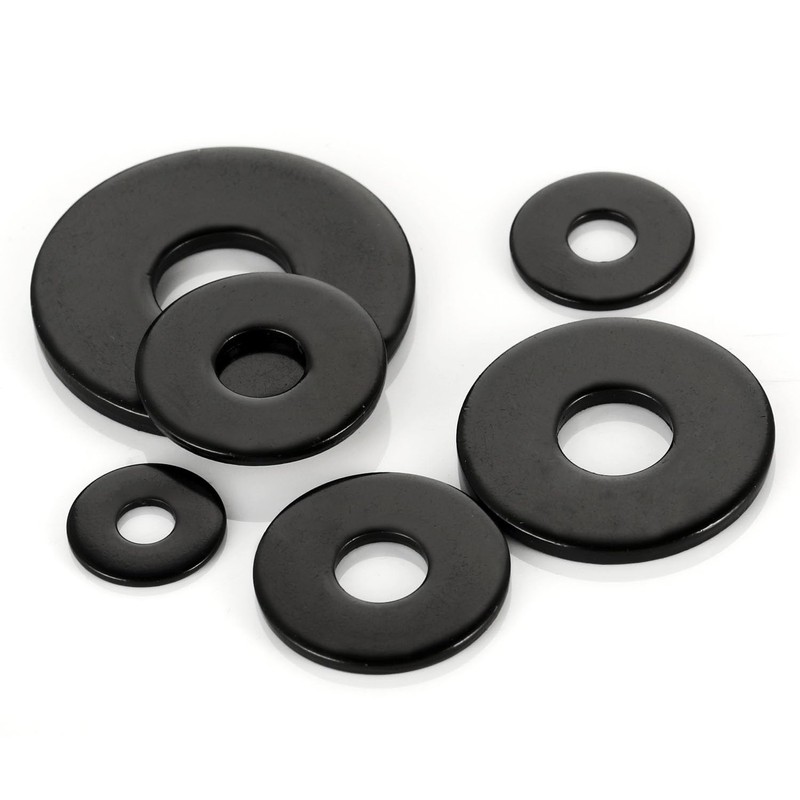 50 PCS 1/4" Stainless Flat Washers, 7/10" Outer Diameter, 18-8